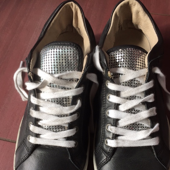 Brusque leather sneakers with sequins - Picture 3 of 8